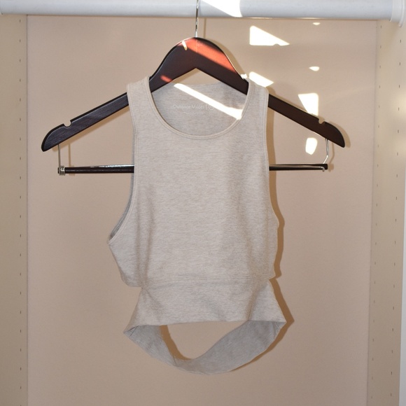 Outdoor Voices Slashback Crop in Oatmeal - Picture 5 of 5